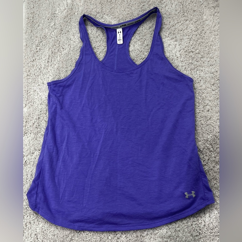 Under Armour Purple Sleeveless Relaxed Tank Top